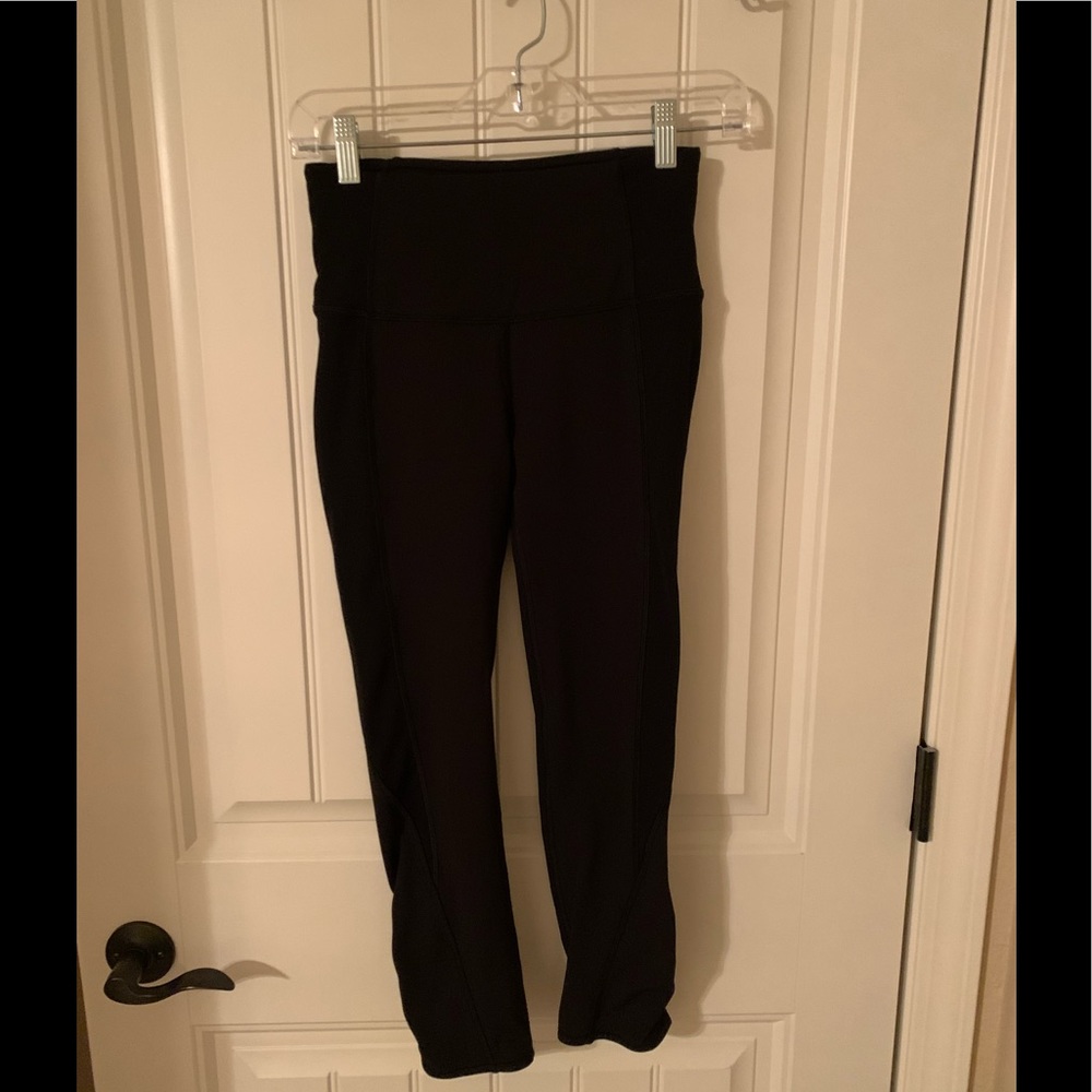 Lululemon ankle black leggings 4